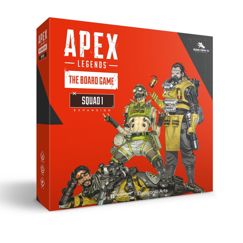 Glass Cannon Unplugged Apex Legends The Board Game Squad Expansion - Tabletop Strategy Game - 6 New Legends & Abilities - Tactical Replay Value - Miniatures Included