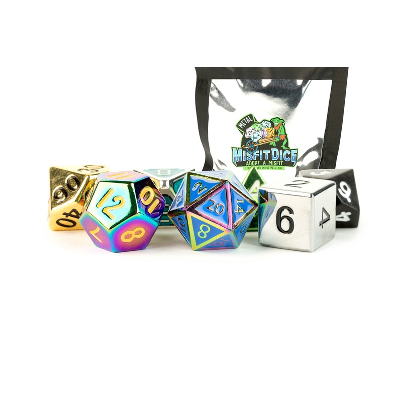 Metallic Dice Games Misfit Metals (and Package