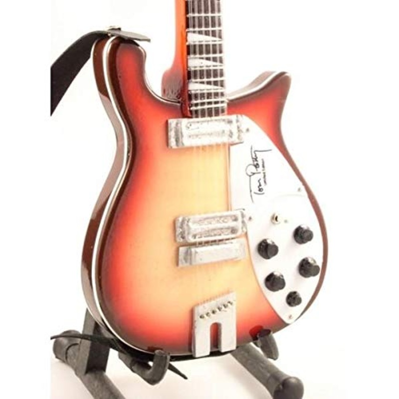 Mini guitar collection natural wood - The Heartbreakers - Tom Petty