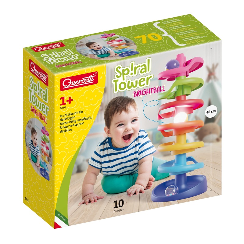 Quercetti- Pistas de canicas para la Primera Infancia, Multicolor (6499