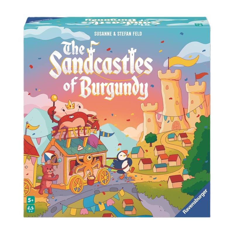 Ravensburger Sandcastles of Burgundy - Board Games for Kids Age 5 Years Up