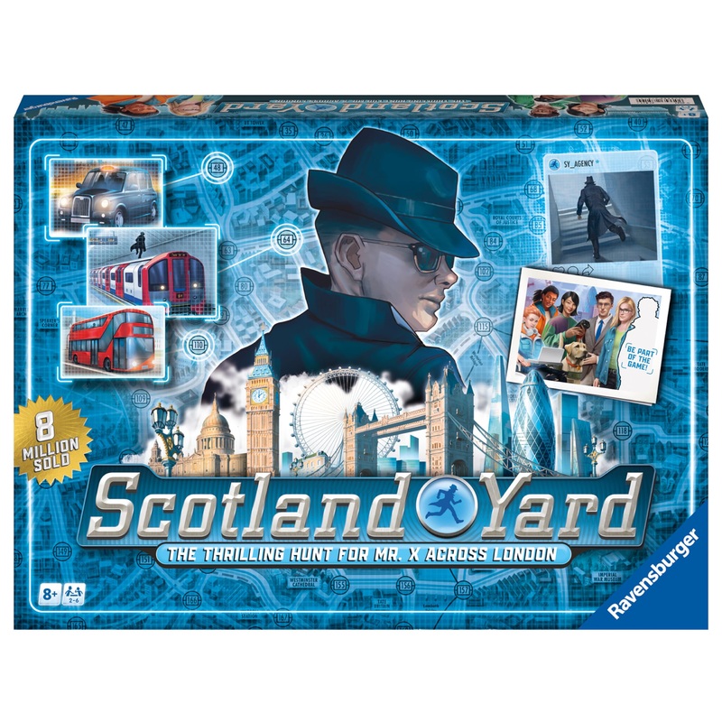 Ravensburger Scotland Yard Family Strategy Board Game for Kids and Adults Age 8 Years Up - New 2023