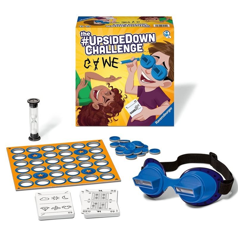 Ravensburger  Upside Down Challenge Game - Jeu d'ambiance pour famille - Jeu d'action et d'adresse pour 2  6 joueurs  partir de 7 ans - 20672 - Multilingue (Franais inclus