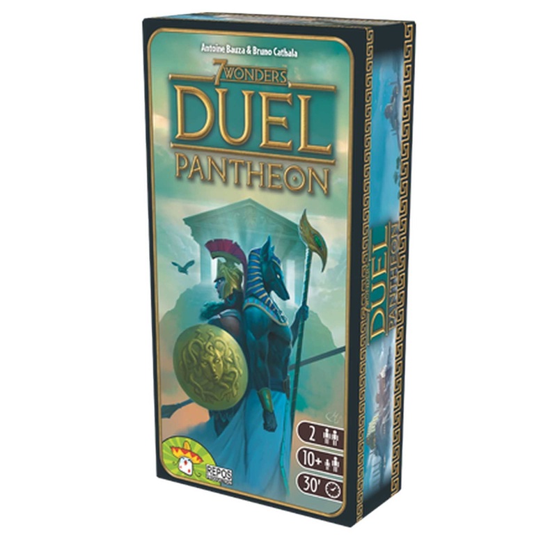 Repos Production | 7 Wonders Duel Pantheon Expansion | Board Game | Ages 10+ | 2 Players | 30 Minutes Playing Time