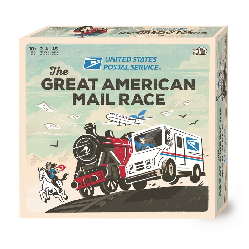 USPS Great American Mail Race: Juego de Mesa Familiar (Versin en Ingls