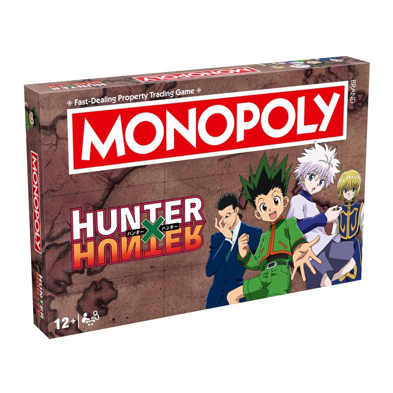 Winning Moves Hunter x Hunter Monopoly juego de mesa clsico perfecto para 2-6 jugadores y es un gran regalo para los fans de 12 aos en adelante