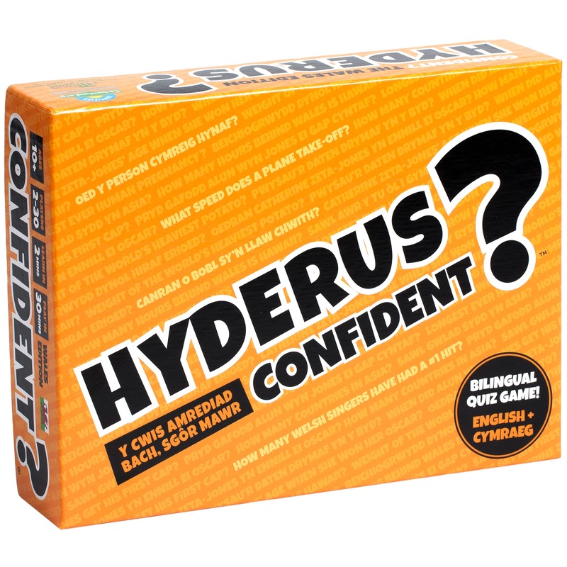 CONFIDENT? Wales Edition - Bilingual Family Quiz Game about Wales - Gm Gwis Deuluol Ddwyieithog am Gymru - Perfect Welsh Gift - Wales Edition of Award-Winning Family Game
