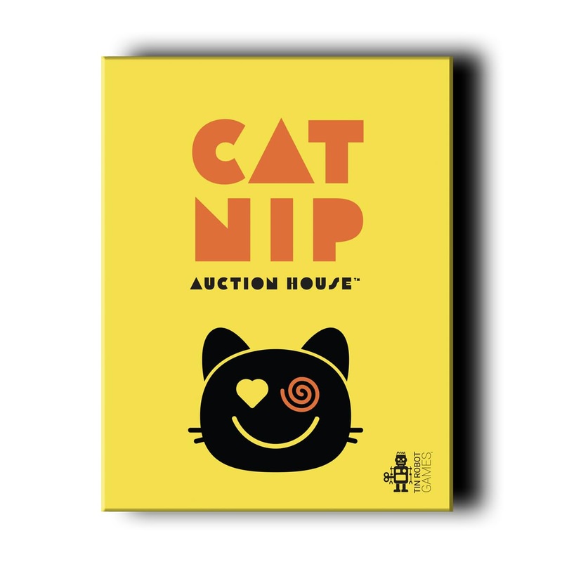 Enter The World of Catnip Auction House - A Strategic Bidding Board Game for 3-10 Players, Ages 8+, Where Elite Cats Bid for Victory!