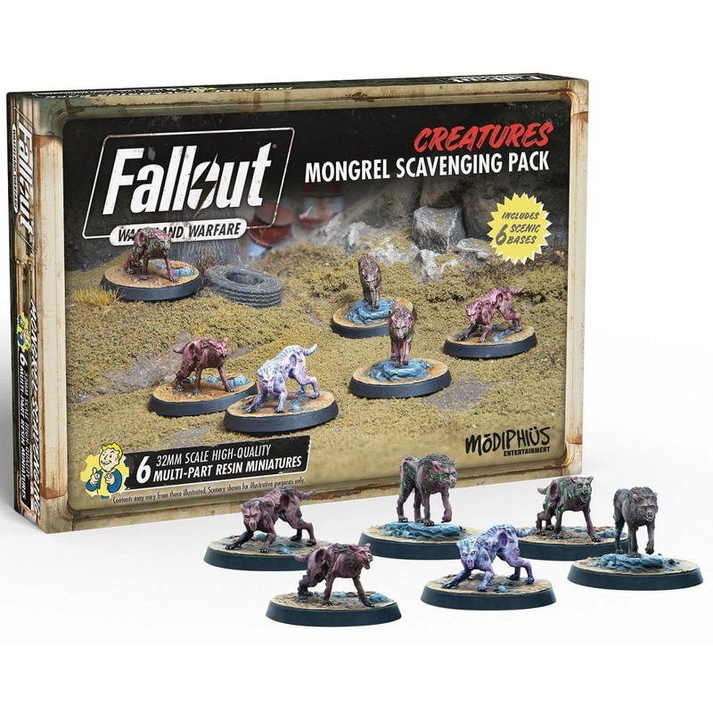 Fallout: Wasteland Warfare - Creatures: Mongrel Scavenging Pack