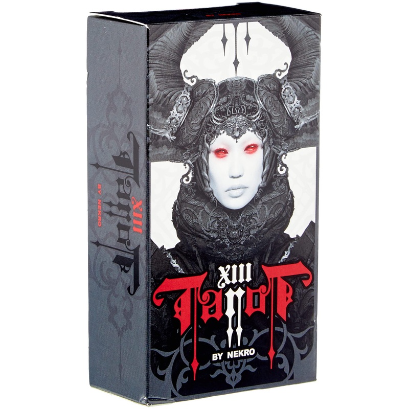 Fournier Nekro Tarot Cards 12cm Black