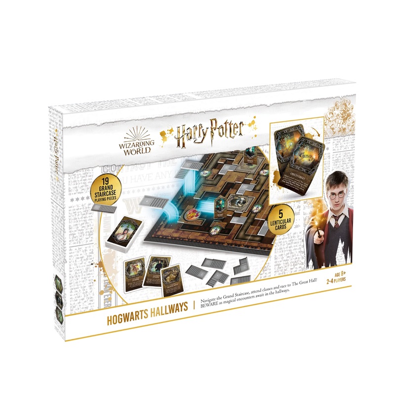 Harry Potter Hogwarts Hallways Brettspiel, Calling All Harry Potter Super-Fans fr 2 bis 4 Spieler, tolles Geschenk fr Kinder ab 8 Jahren