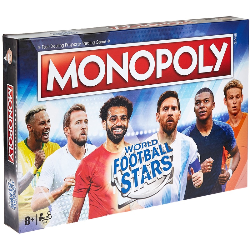 Hasbro Gioco da tavolo monopolio delle stelle del mondo del calcio (WM01927-EN1-6