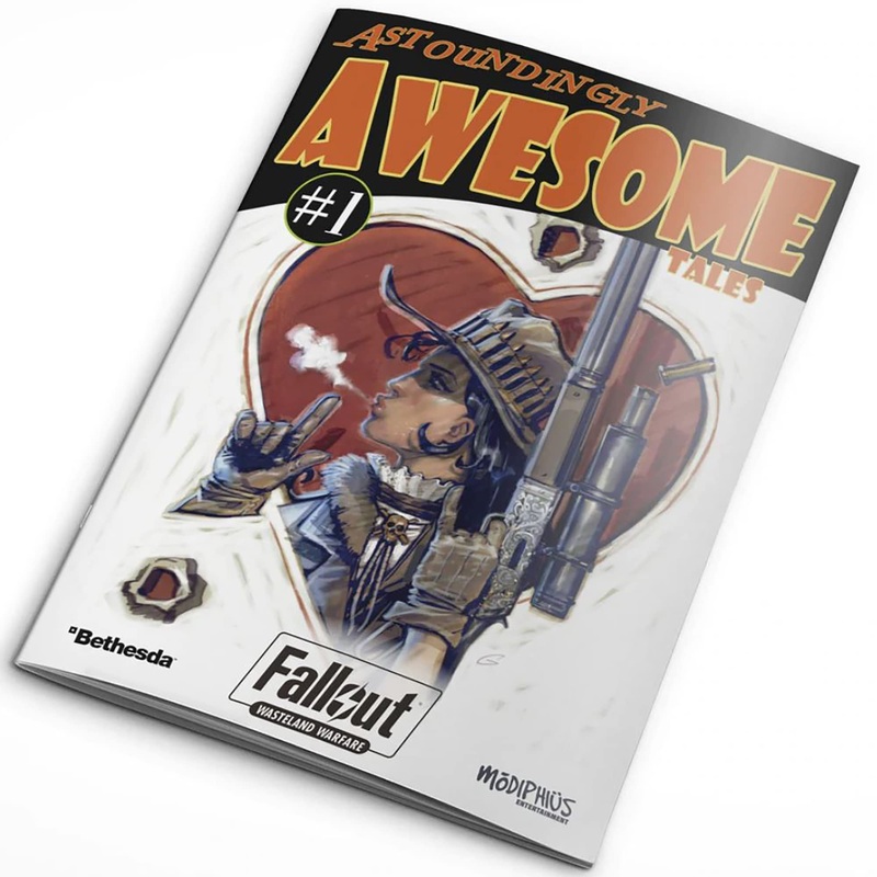 Impressions FalloutWasteland Warfare: Astoundingly Awesome Tales: Chapter 1 - Expansion RPG Paperback Book (MUH052247