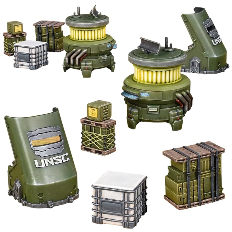 mantic Games, Miniature Game, Halo Flashpoint: UNSC Scenery Set
