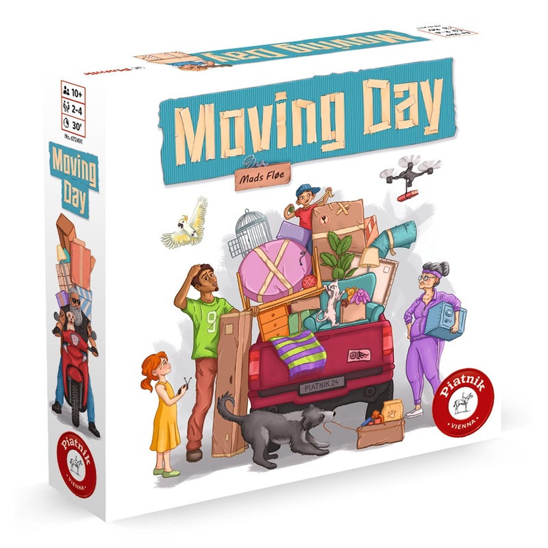 Piatnik Moving Day El Juego Que Mudarse-Optimizacin Y Tctica-De 2 a 4 Jugadores a Partir de 10 aos (6724