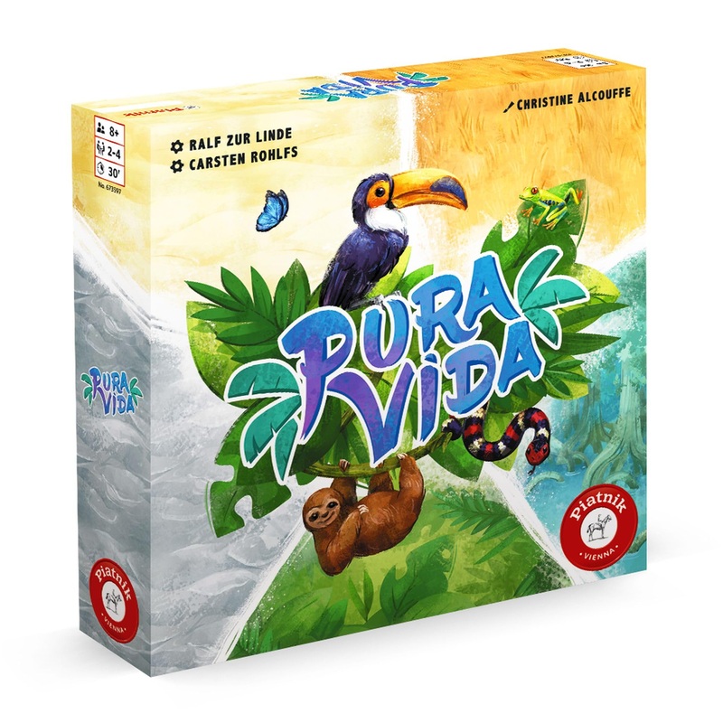 Piatnik | Pura Vida | Family Board Game | Ages 8+ | 2-4 Players | 30 Minutes Playing Time
