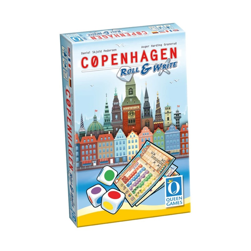 Queen Games Copenhagen 10463 Roll & Write