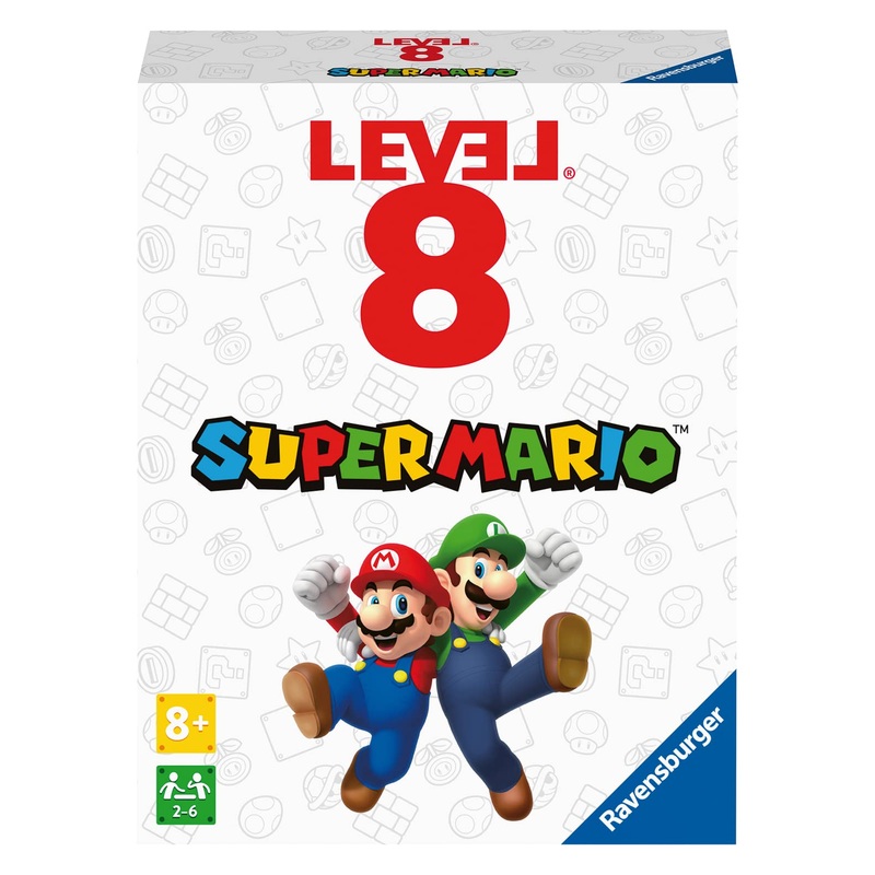 Ravensburger - Level 8 Super Mario - Jeu de Cartes - Jeu de socit Famille - Combinaisons - 2  6 Joueurs ds 8 Ans - Mixte - 27343 (Multilingue  Franais Inclus