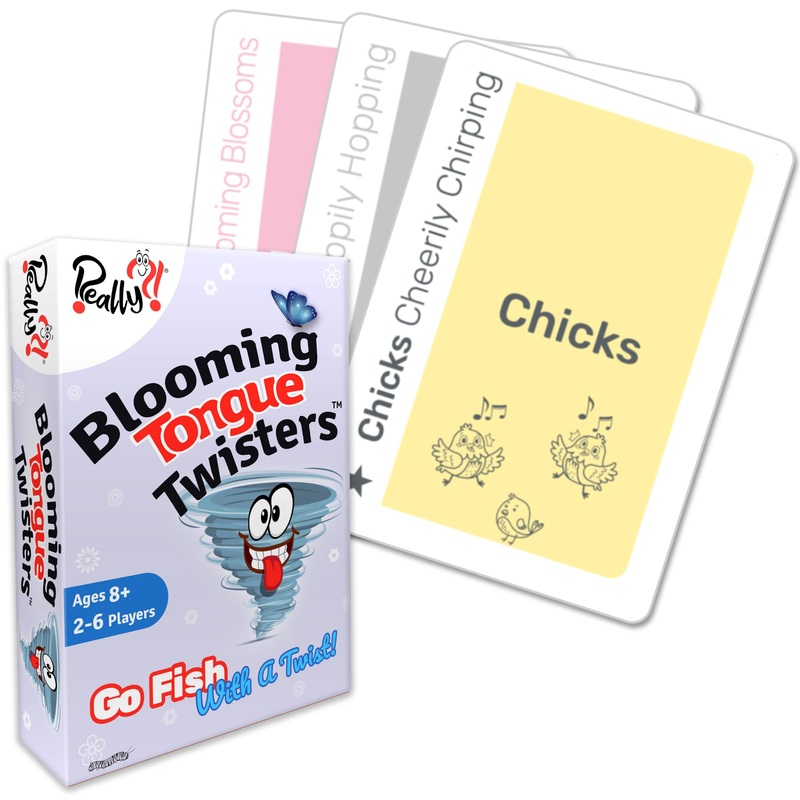 Really?! Hilarious Card Games for Kids 8-12 Teens Adults, Educational Family Party Games with Tongue Twisters, Memory and Travel Games, Homeschool, School, Gifts for Boys 8-12 Girls
