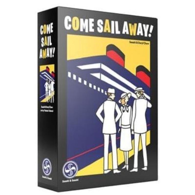 Saashi & Saashi | Come Sail Away | Board Game | Ages 10+ | 1-4 Players | 25+ Minutes Playing Time