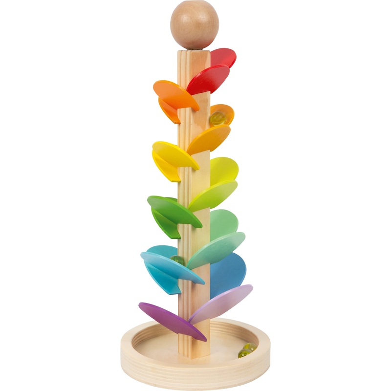 Small Foot Sound Run Rainbow Motor Skills Game for Children Including 4 Marbles from 3 Years Toys, 1187