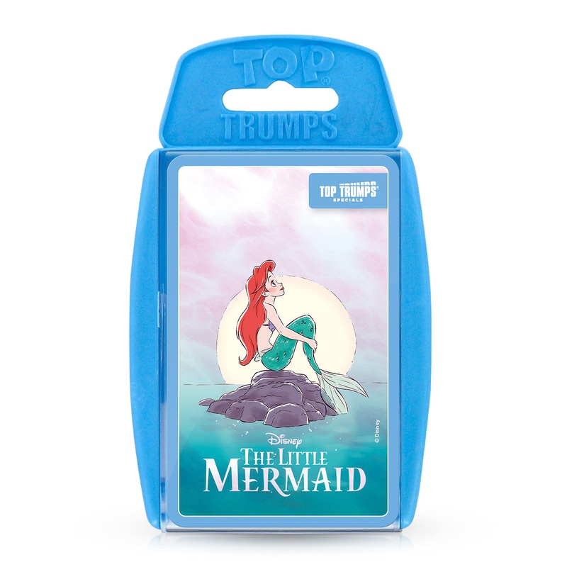 Top Trumps Disneys Little Mermaid Specials Card Game, play with 30 of your favourite moments with Ariel, Sebastian, Flounder, Max the Dog and Scuttle, educational gift and toy for ages 8 plus