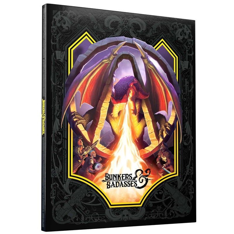 Bunkers & Badasses RPG: Sourcebook - Standard Edition - Hardcover Book, Tabletop Role Playing Game, Official Borderlands License