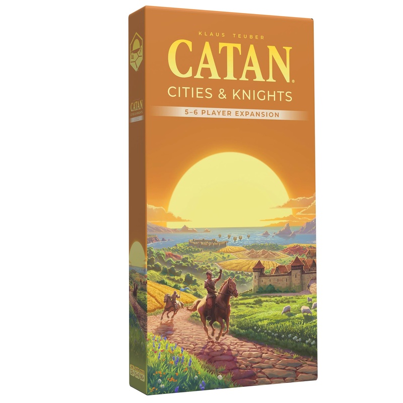 CATAN Cities & Knights - Expansin de 5 a 6 jugadores, 6 edicin, juego de mesa, a partir de 12 aos, 3-6 jugadores, 60-90 minutos de tiempo de juego