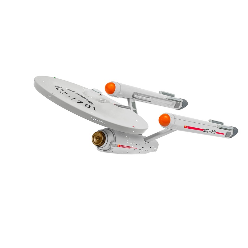 Corgi CC96610 Star Trek, USS Enterprise NCC-1701 (La serie original), Licencia de pelcula de TV y modelo coleccionable fundido a presin para eventos