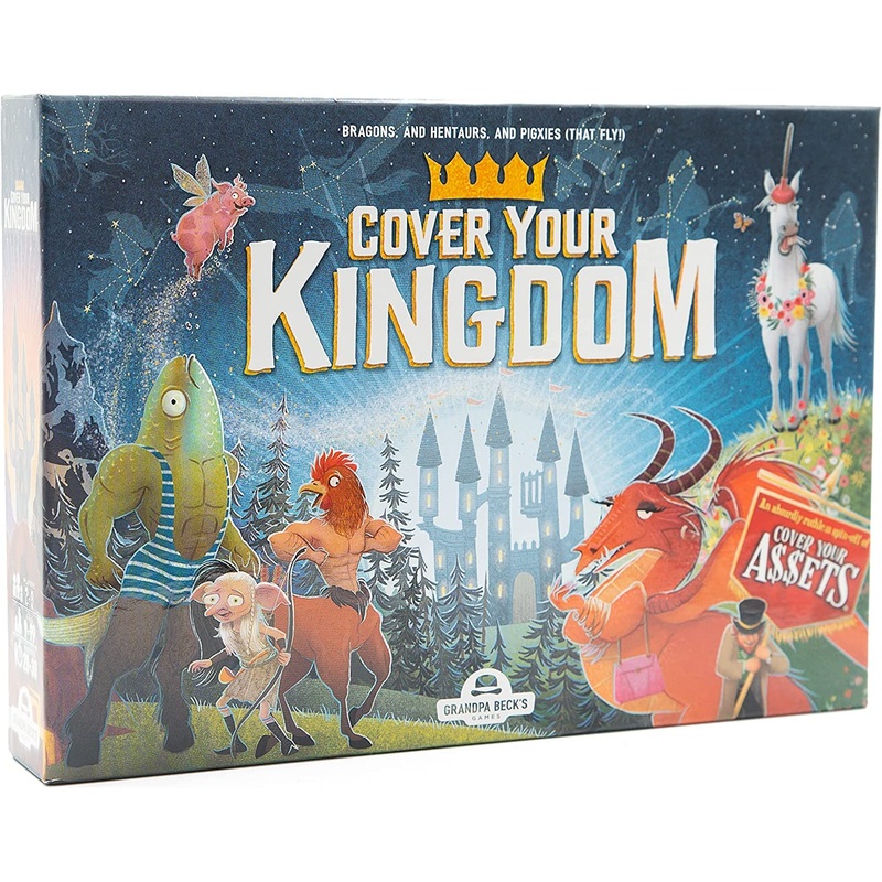 Cover Your Kingdom Card Game by Grandpa Beck's Games - Cover Your Assets New & Very Obnoxious Brother - A Magically Malicious Party Game for 2-8 Players Ages 9+