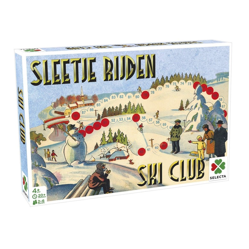 Diverse merken Spellen van toen: Sleetje Rijden / Ski Club