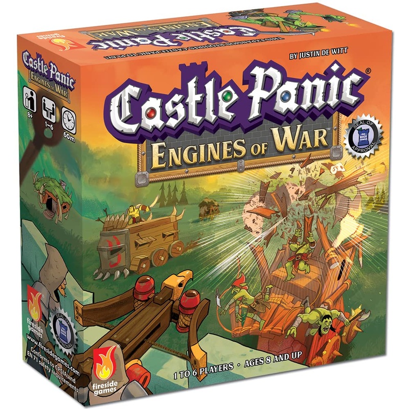 Engines of War Castle Panic Expansion Board Game for Adults and Family Cooperative Board Game Ages 8+ for 1 to 6 Players