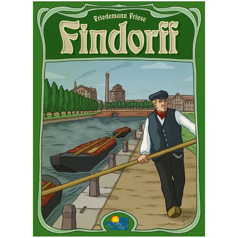 Findorff - City Building Game, Rio Grande Games, Strategy Game Set in Bremen 18031916, Hometown of Friendemann Friese, Ages 12+, 1-5 Players, 45-90 Minute Playing Time