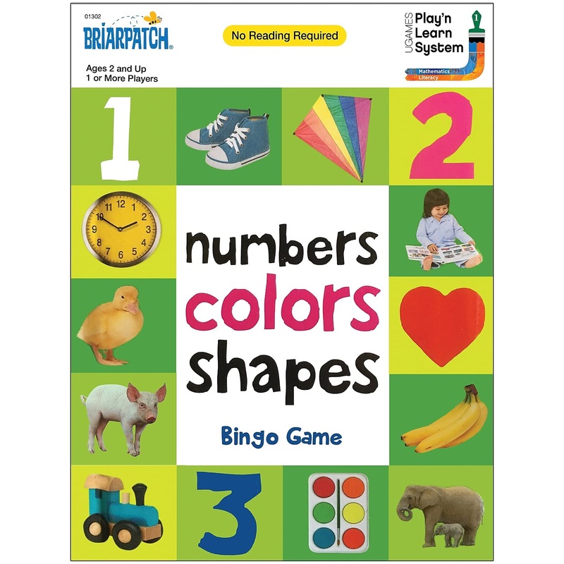 First 100 Numbers, Colors And Shapes Bingo