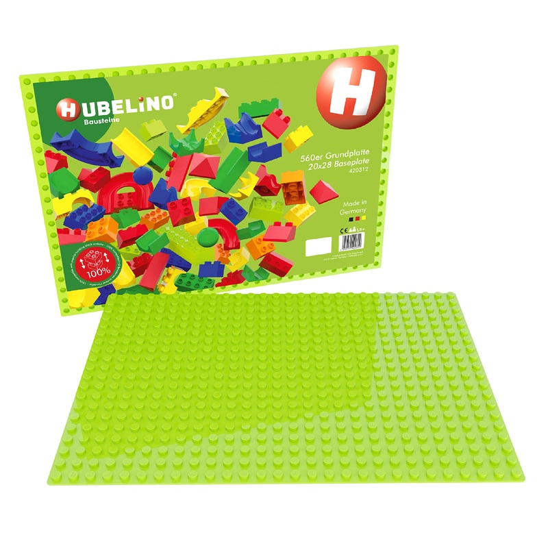 Hubelino Green Base Plate 560 (Compatible with Duplo