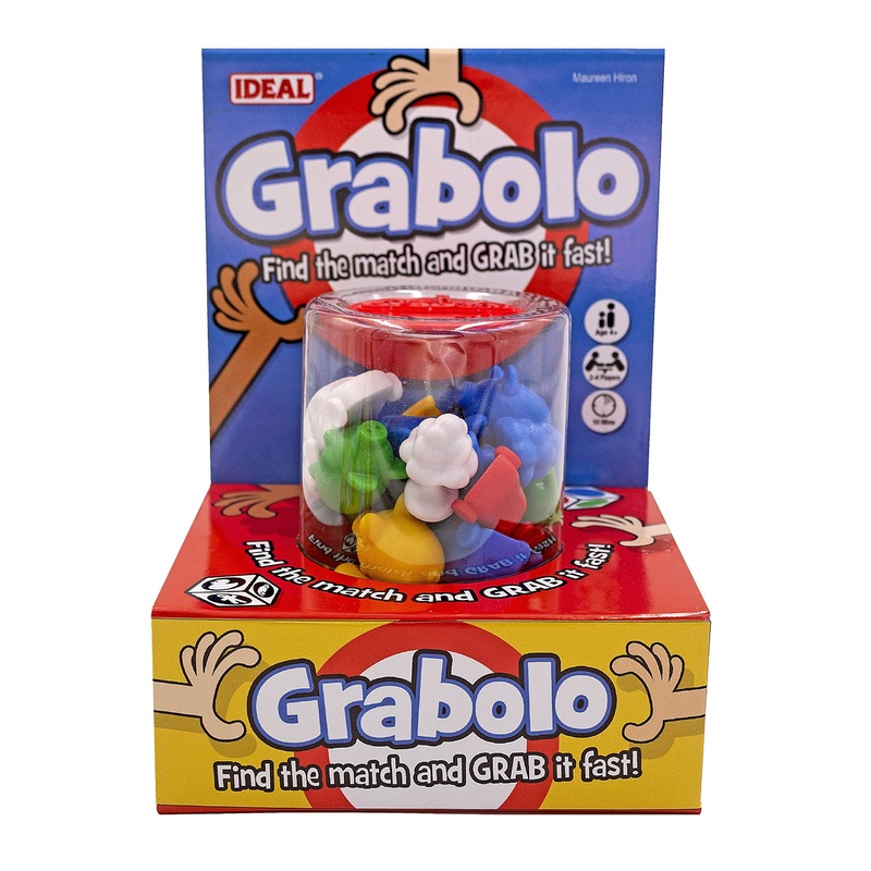 IDEAL, Grabolo: Find The Match and Grab it Fast Reaction Game!, Quick Play Family Game, For 3-6 Players, Ages 4+