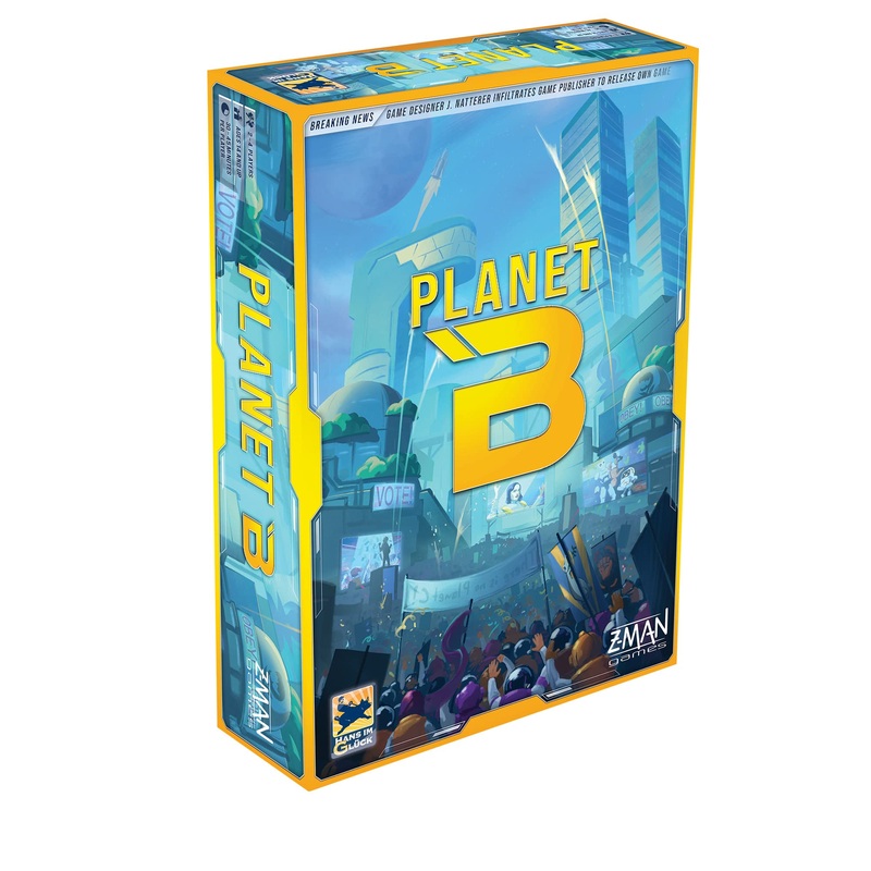Planet B Board Game | Political Strategy Game | Futuristic Sci-Fi Game for Adults | Fun Game for Family Game Night | Ages 14+ | 2-4 Players | Average Playtime 60-180 Minutes | Made by Z-Man Games