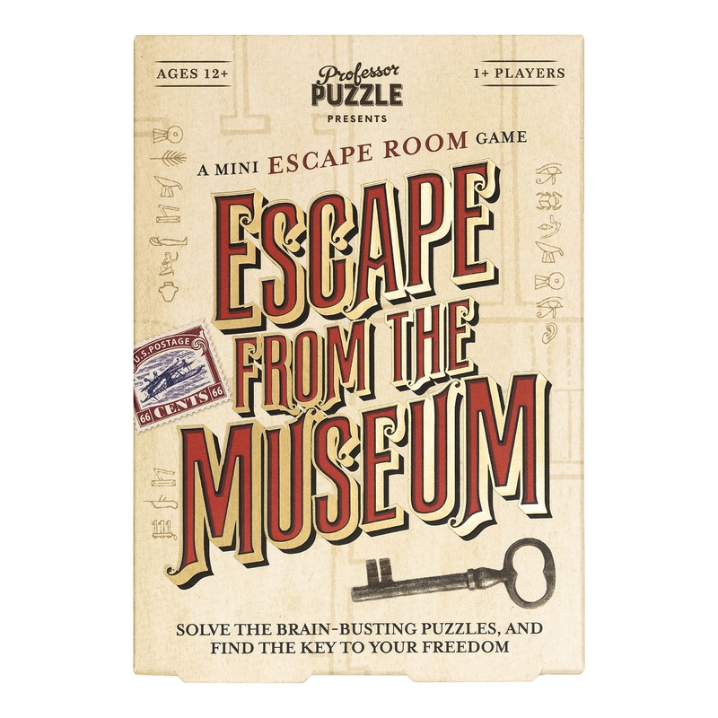 Professor Puzzle | Escape from the Museum | Strategy Game | Ages 12+ | 1+ Players | 45 Minutes Playing Time