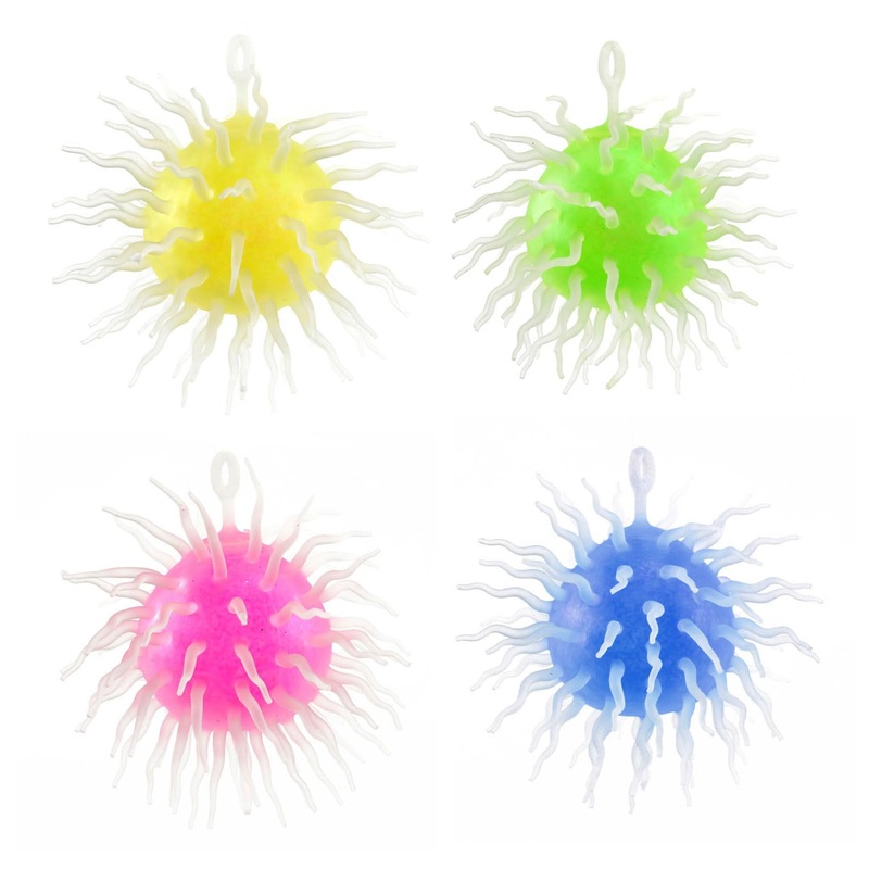 PUFFERZ Puffer Ball 'Super Shiny Spikey' 8cm6-as No Aplica Pelotas de Juguete, Multicolor (113115