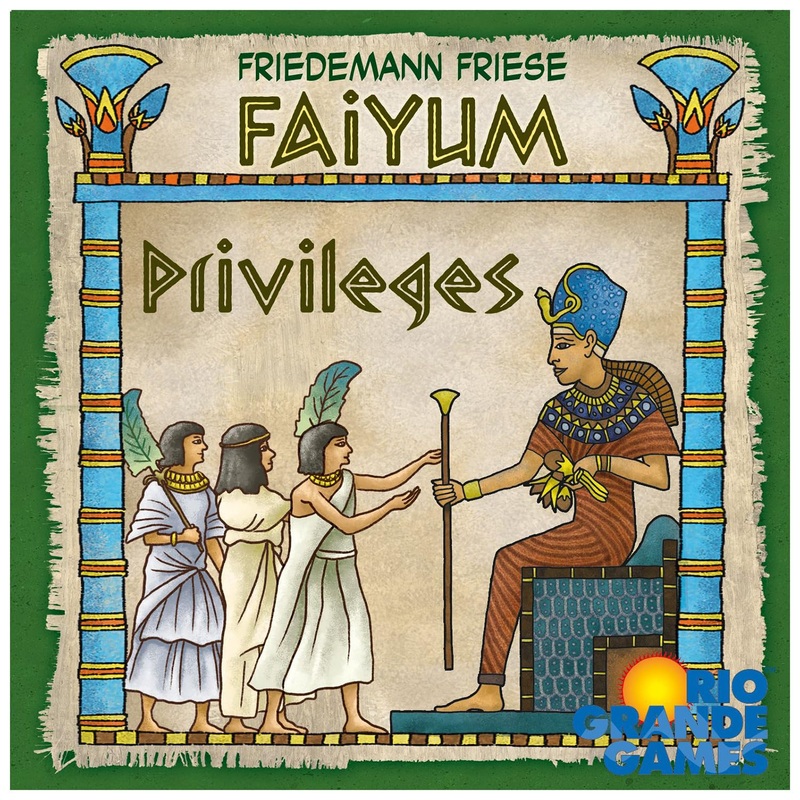 Rio Grande Games: Faiyum Privileges - Expansion, City Building Board Game, Ages 14+, 1-5 Players, 90-120 Minute