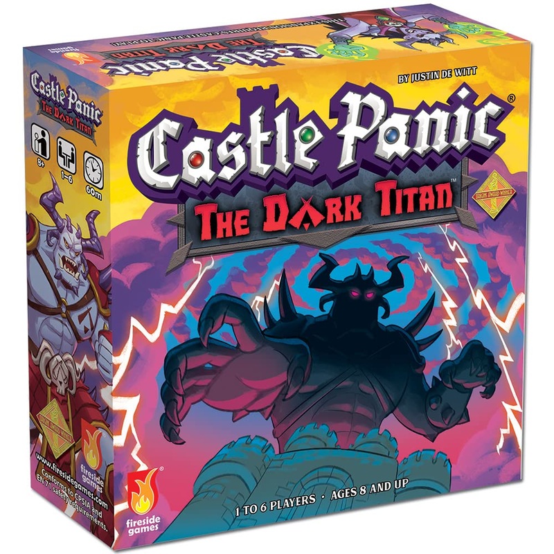 The Dark Titan Castle Panic Expansion Board Game for Adults and Family Cooperative Board Game Ages 8+ for 1 to 6 Players