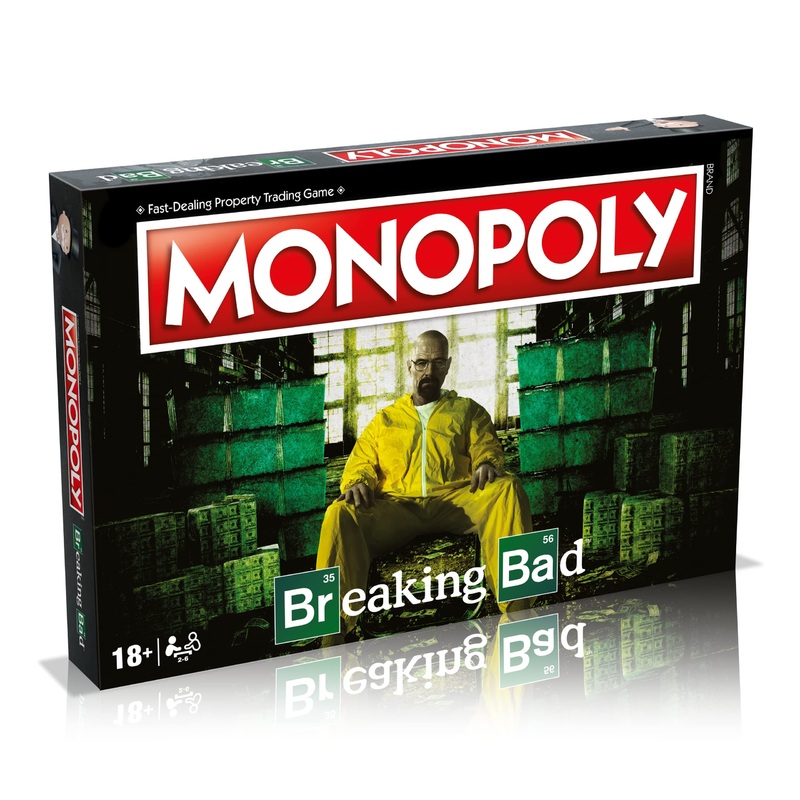 Winning Moves, Gioco da tavolo, MONOPOLY Breaking Bad, vendi e scambia per avere successo,  un ottimo regalo per gli 8 anni in su