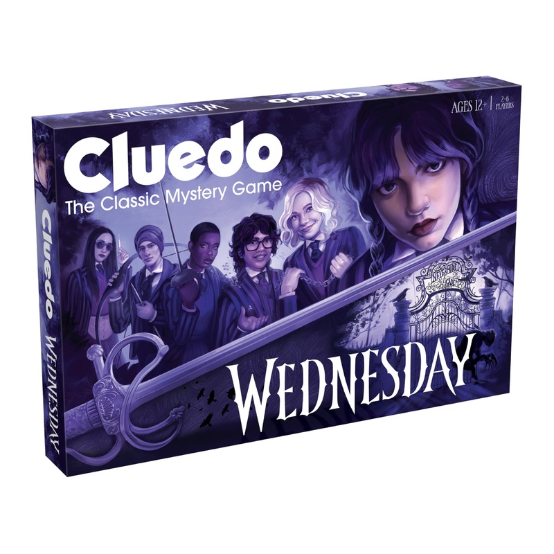 Winning Moves Wednesday Cluedo classic board game perfect for 26 players and makes a great gift for fans aged 12 and up