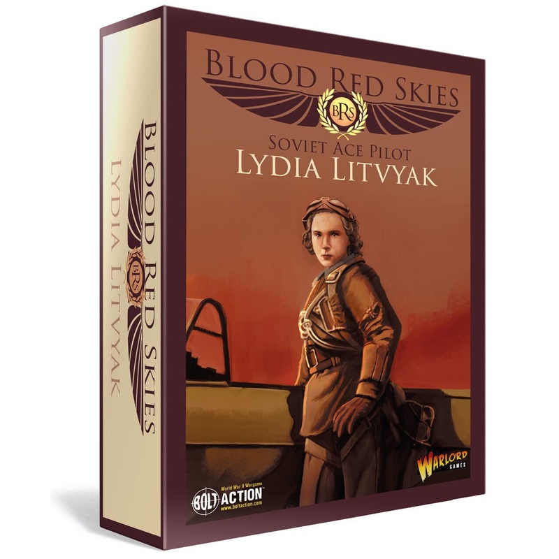 Blood Red Skies Soviet Ace Pilot Lydia Litvyak 1:200 Yak-1 WWII Mass Air Combat War Game