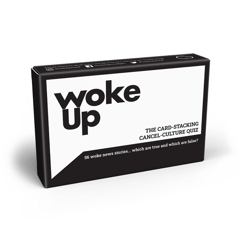 Bubblegum Stuff Woke Up The Woke AF Trivia-Spiel  Lustiges wahres oder falsches Kartenstapelspiel  Kartenspiele fr Erwachsene  Spiele fr Erwachsene fr Spieleabend