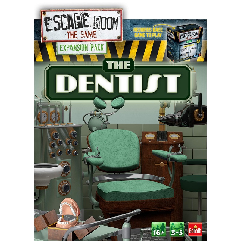 Escape Room: The Game - The Dentist Expansion Pack | Board Games for Adults | For 3-5 Players | Ages 16+