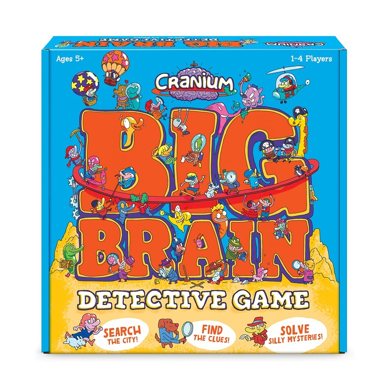 Funko Games Cranium Big Brain Game - Light Strategy Board Game For Children & Adults (Ages 10+) - 2-4 Players - Collectable Vinyl Figure - Gift Idea
