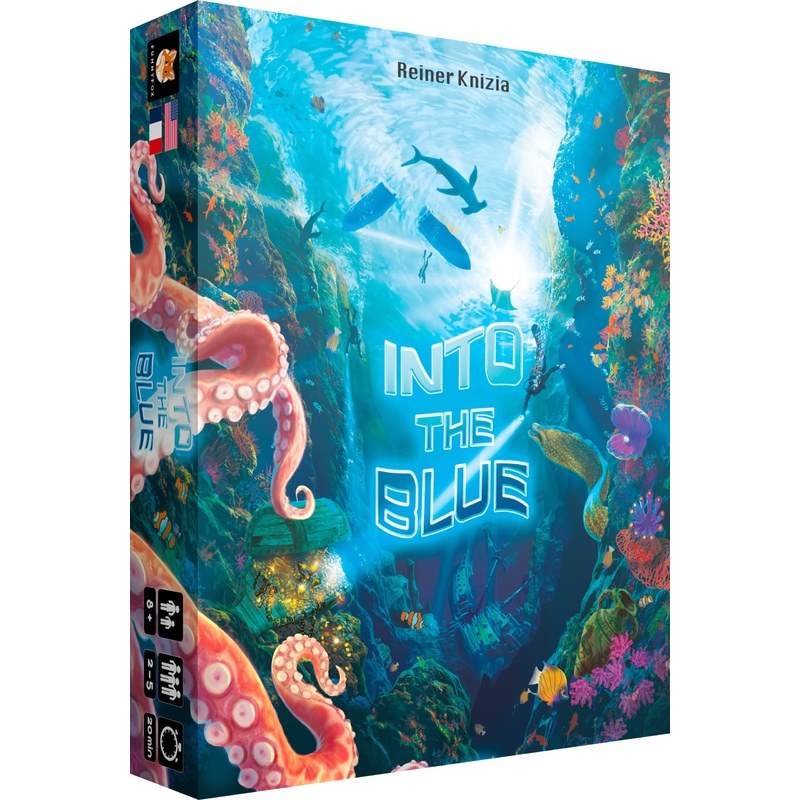 GIGAMIC Into The Blue - Funny Fox, 2-5 players, 8+ yrs, Dice Game
