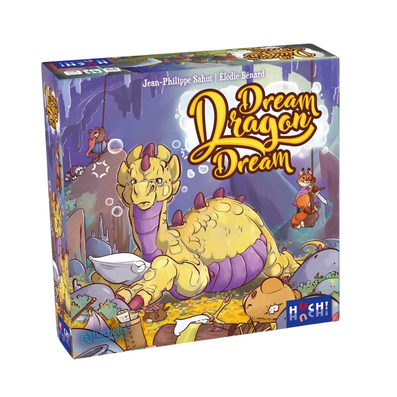 HUCH! Dream Dragon Dream Children's Game Family Game Cooperative Real Time Memory Game Does Not Wake Up the Dragon. Collects Treasures and Be Vigilant. For 2 to 5 Players from 6 Years