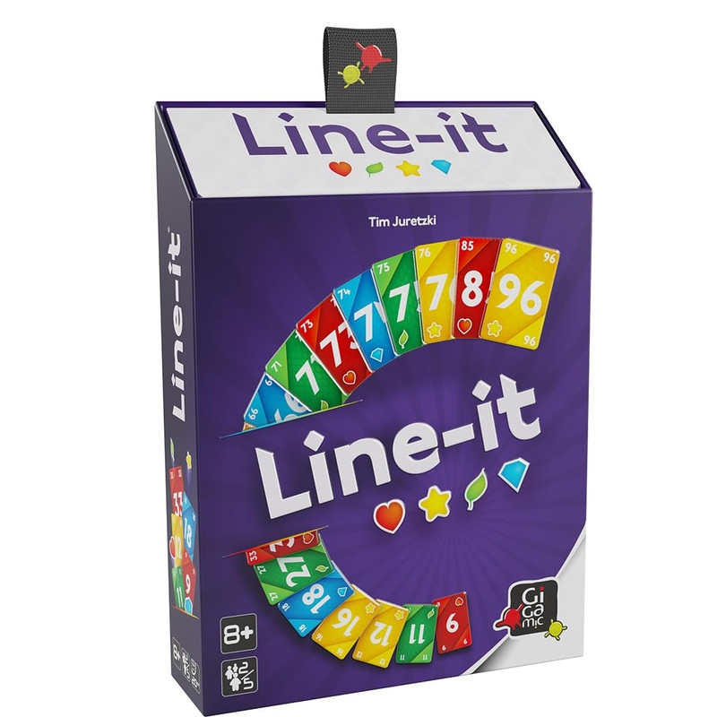 Line-it | Fun Card Game | Great Card Game for The Family | Ages 8+ | 2 to 5 Players | 20 Minutes